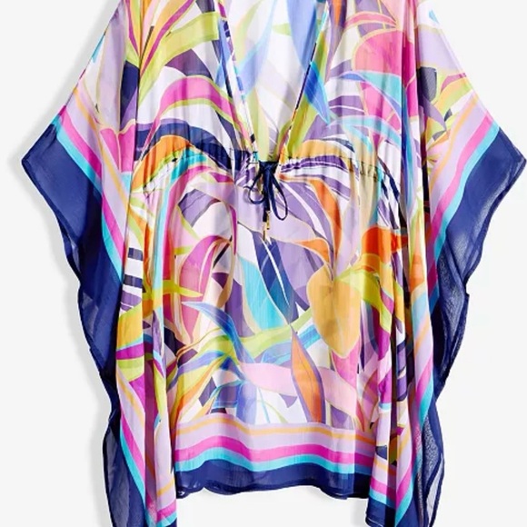 NWT Bleu Rod Beattie Women’s Living Color Swim Cover up Small - Picture 5 of 5